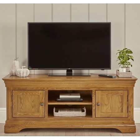French Oak - 1m2 : Kệ TiVi Gổ Sồi + 2 Cánh Cửa Gỗ